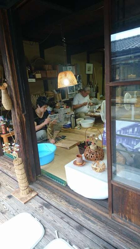 Ehime Private Tour - People are making bamboo products one by one manually.