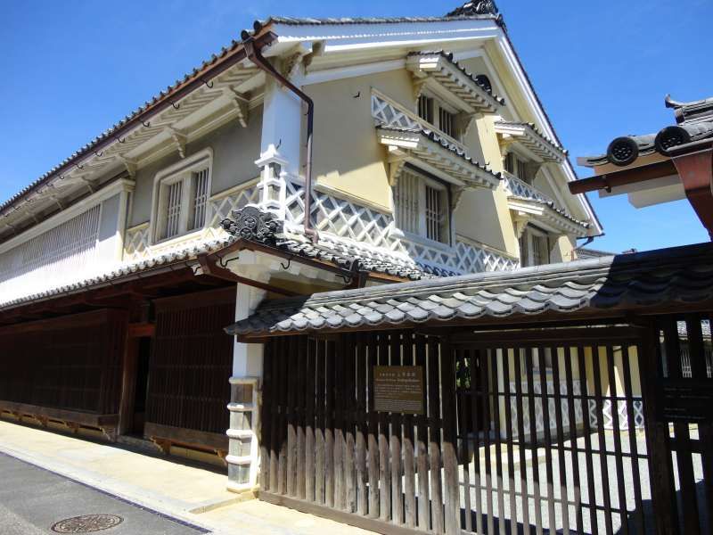 Ehime Private Tour - Kamihaga Residence. This was once the home of a wealthy merchant , the Kamihaga family,  who made a fortune in the production of Japanese vegetable wax. It is designated as a national important cultural asset.