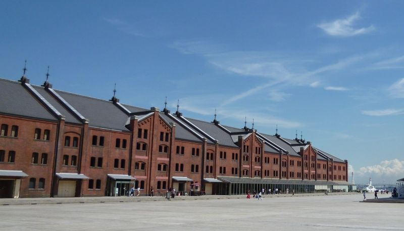 Yokohama Private Tour - Centuries-old red brick warehouses. Now being used as shops and restaurants (#A3)