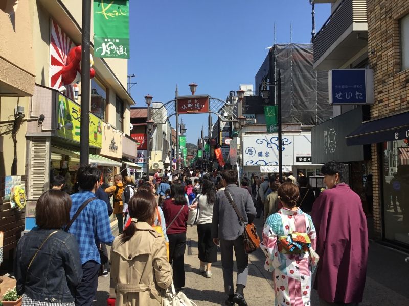 Kamakura Private Tour - Komachi street where you can find various local souvenirs shops and restaurants