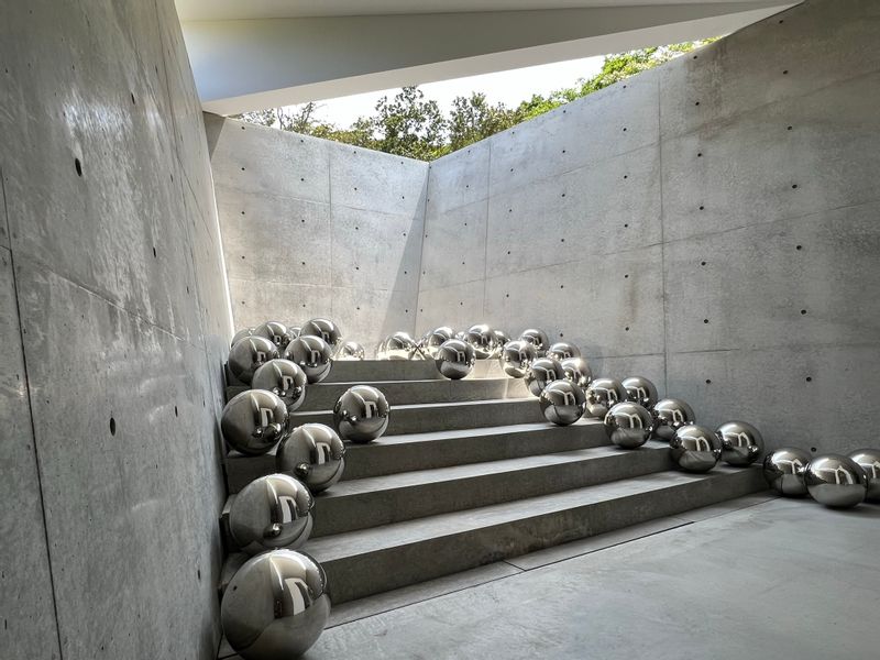 Kagawa Private Tour - Valley Gallery, housing Narcissus Garden by Yayoi Kusama in Tadao Ando's architecture