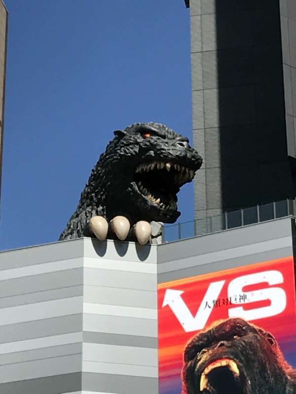 Tokyo Private Tour - Gozilla at Shinjuku