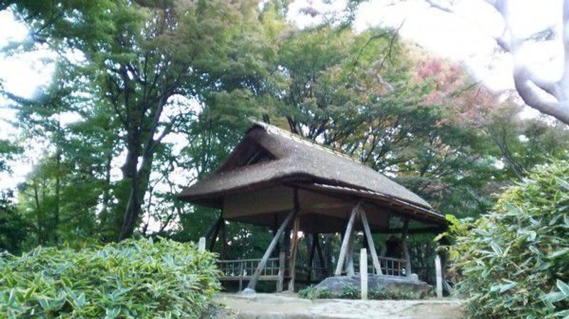 Tokyo Private Tour - A teahouse in Rikugien Garden. You can feel quiet simplicity.