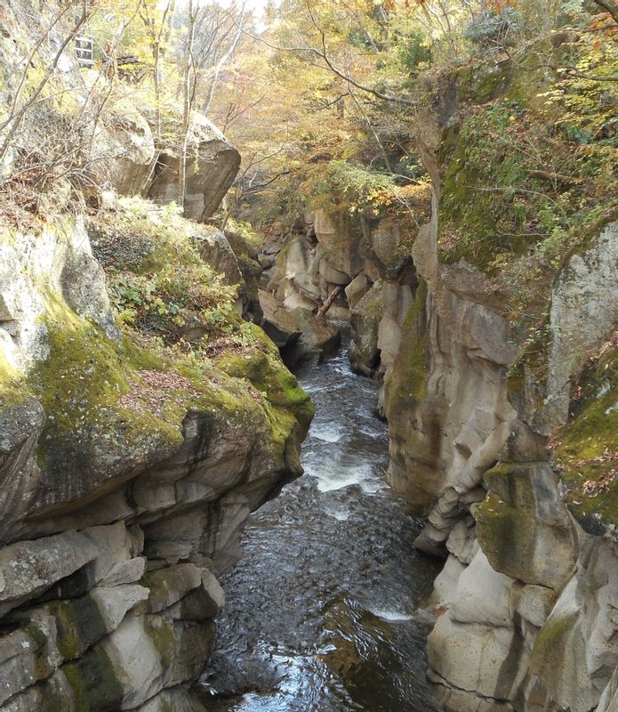 Miyagi Private Tour - Rairaikyo Gorge was created by a gradual erosion by a river.