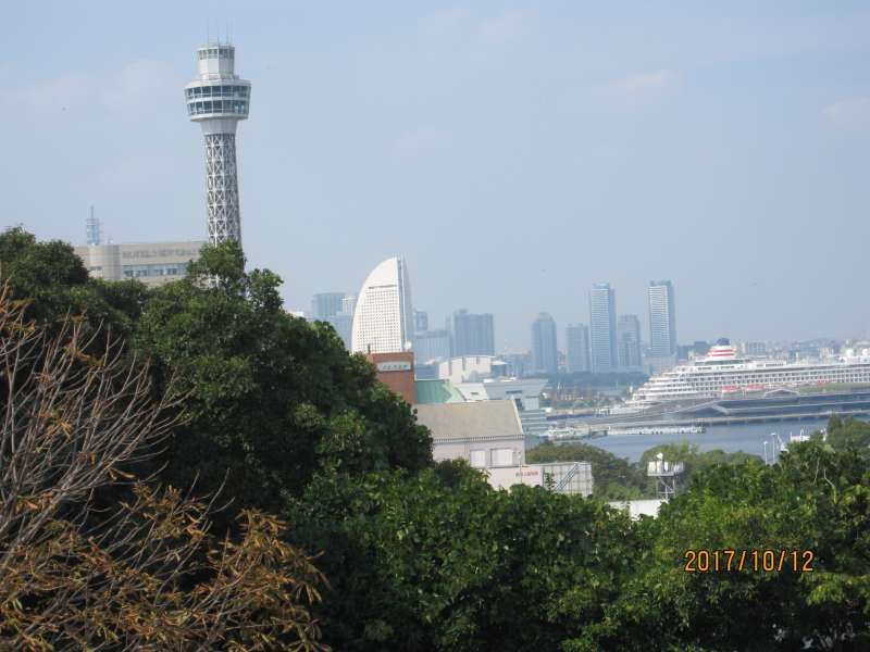 Yokohama Private Tour - Yokohama port seen from Yamate Heights