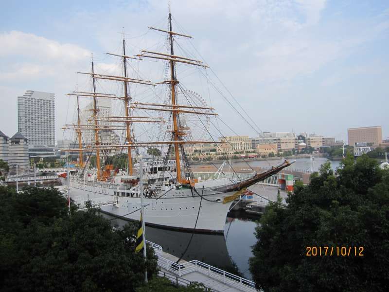 Yokohama Private Tour - Training Ship Nippon-Maru: Harbored next to Landmark Tour.