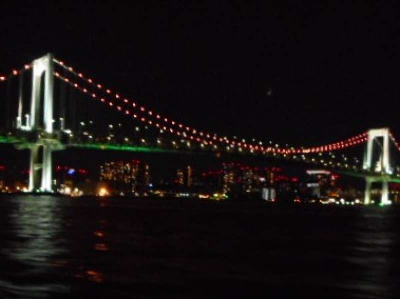 Tokyo Private Tour - Rainbow Bridge from the Boat
The last one leaves from 17:35 from Odaiba during fall and winter