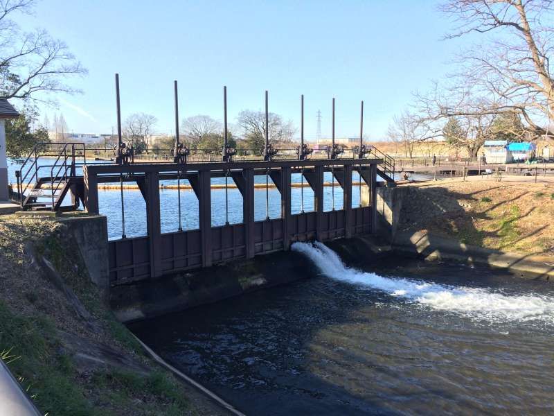 Toyama Private Tour - Nakajima Lock. The first site which was designated as Important Cultural Property.