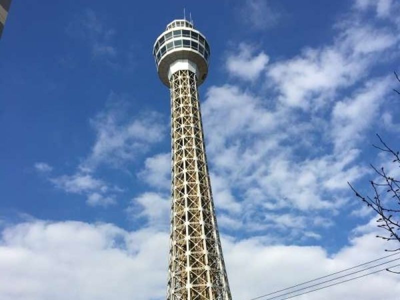 Yokohama Private Tour - Yokohama Marine Tower - built as a lighthouse and it was registered as the world highest lighthouse with the height of 106 m. Now it is not a light house any more, but it is still a symbol of Yokohama.