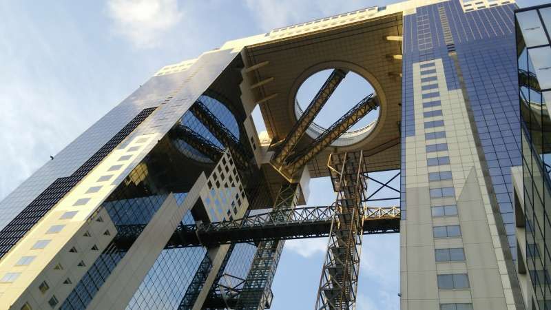 Osaka Private Tour - N04 - Umeda Sky Building Floating Garden