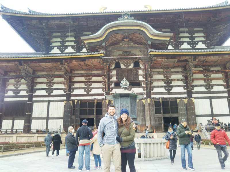 Nara Private Tour - A lovely couple from New Orleans in Nara