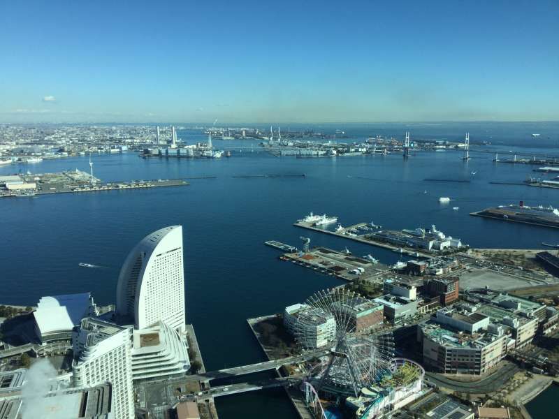 Yokohama Private Tour - Landmark Tower, great view of Tokyo Bay from the observatory.