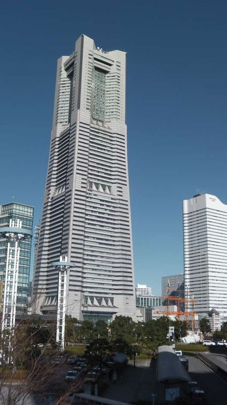 Yokohama Private Tour - Landmark Tower, you can enjoy the 360 degree view of Yokohama from the top observatory at 273m high.