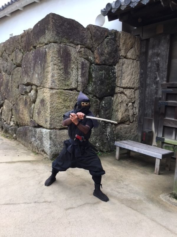 Himeji Private Tour - Ninja might come up in front of you. But don't get scared. You sure will be welcomed. 100 %. There used to be ninjya living inside  the outer moat of Himeji Castle. They were employed by the lord of Himeji Castle as a spy,