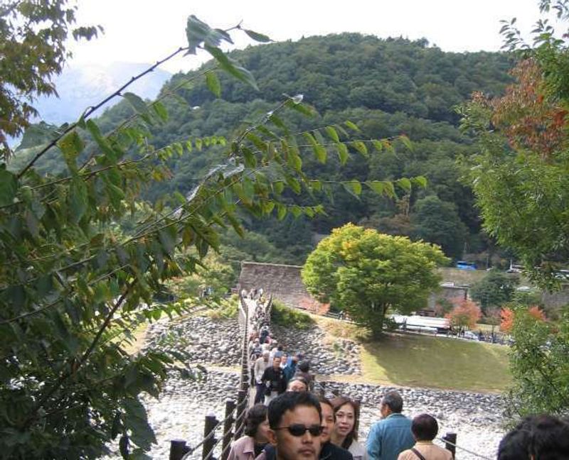 Kanazawa Private Tour - Deai Bridge over Sho river in summer