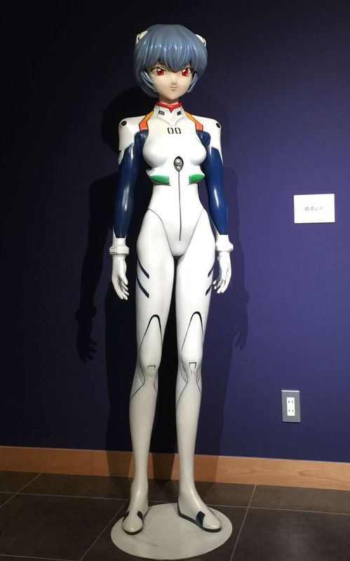 Shiga Private Tour - An Imaginary Heroine of Japanese Anime, Rei AYAHA (綾羽レイ), a Pilot of EVA-0
At Kaiyodo Figure Museum Kurokabe