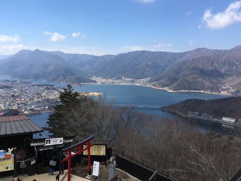 Mount Fuji Private Tour - Lake Kawaguchi from the top station of Mt. Fuji Panoramic Ropeway