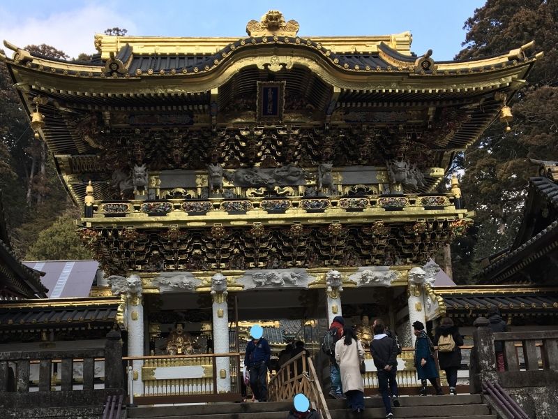 Tokyo Private Tour - The symbol of Toshogu shrine, Yomeimon gate with gorgeous decoration