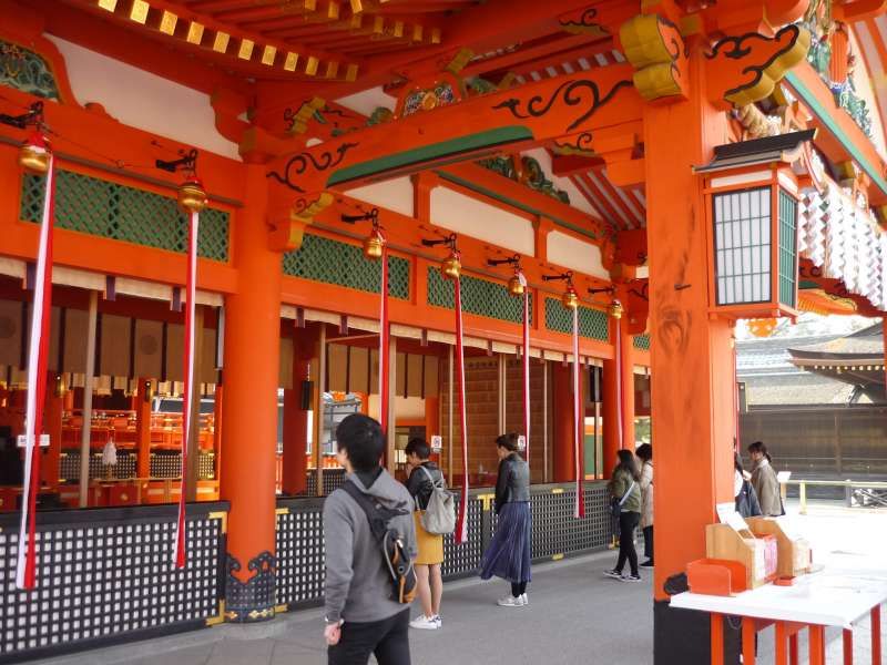 Kyoto Private Tour - Main hall o Fushimi Inari Shrine.