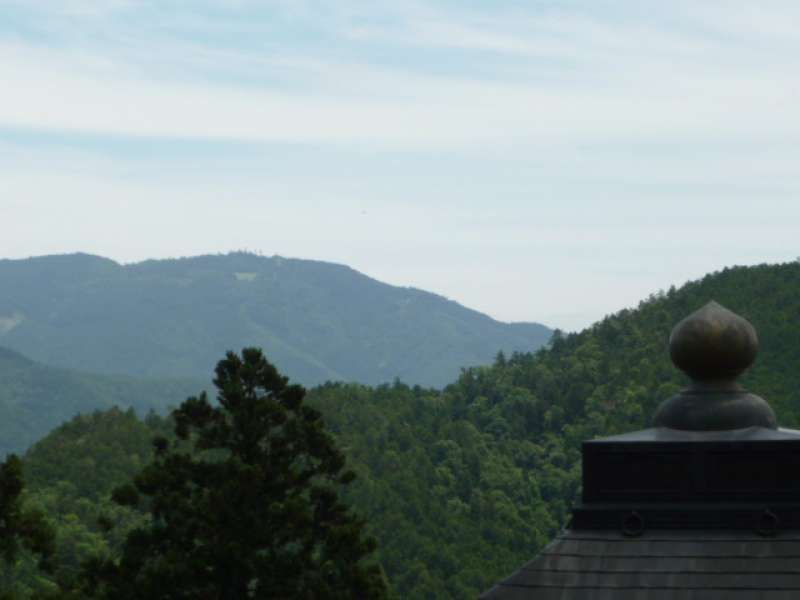 Kyoto Private Tour - Gorgeous view out over the surrounding mountains from the temple's main hall