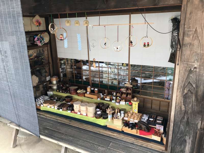 Gifu Private Tour - A variety of local handmade goods are sold in a part of the veranda of a house. 