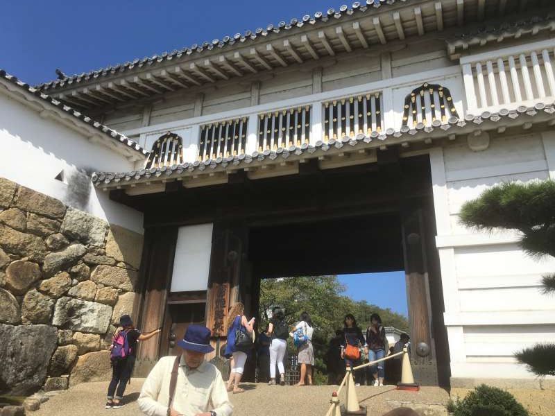 Himeji Private Tour - Original architectural structure of Hishi-no-mon gate of Himeji Castle.