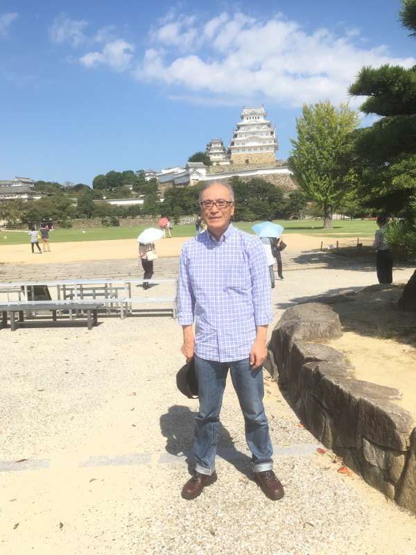 Himeji Private Tour - In front of the Castle.