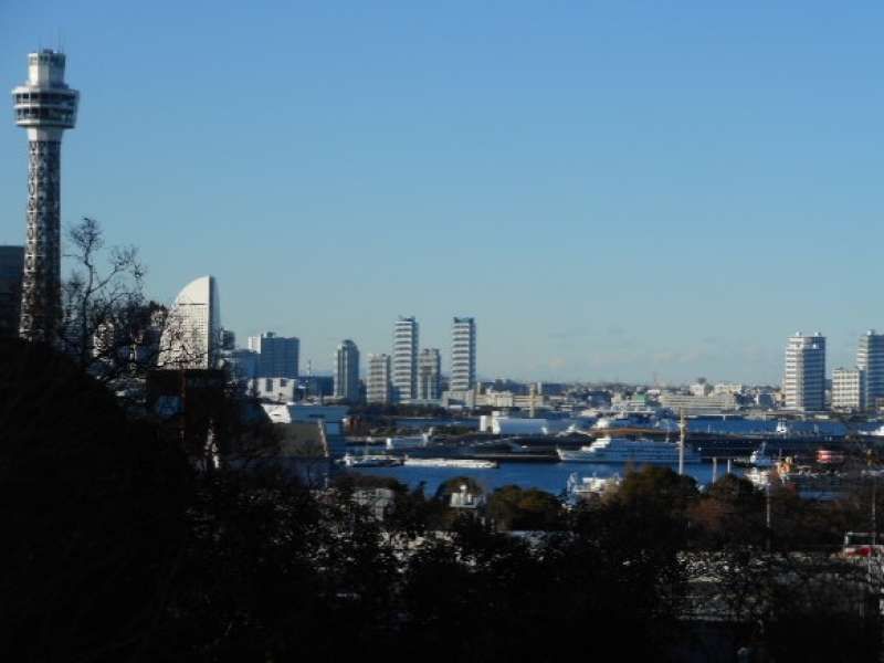 Yokohama Private Tour - Harbor View from Minato-no-mieru Park