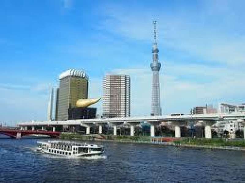 Tokyo Private Tour - You can enjoy a different view of Tokyo from a warterbus.