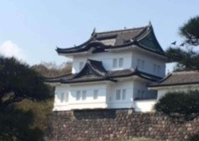 Tokyo Private Tour - This is Tatumi Yagura, or watchtower built in the Edo period.  There used to be 19 Yaguras in Edo Castle but now only three Yagura remain.