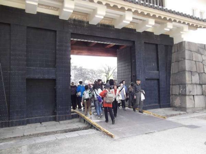 Osaka Private Tour - "Otemon" gate, the main entrance to the castle.