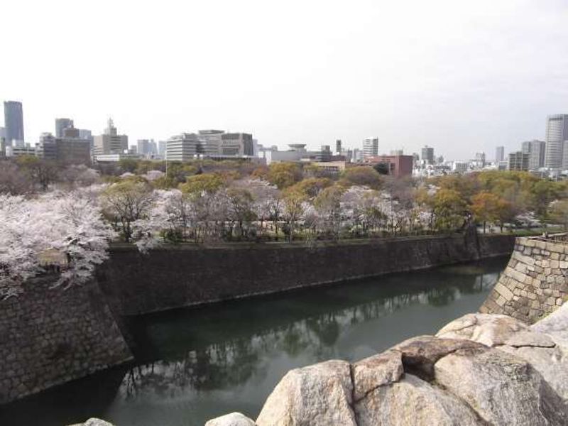 Osaka Private Tour - Moat surrounding the castle buildings.