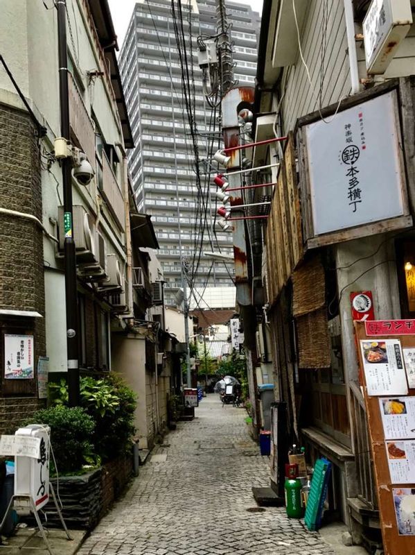 Tokyo Private Tour - stone-paved alley