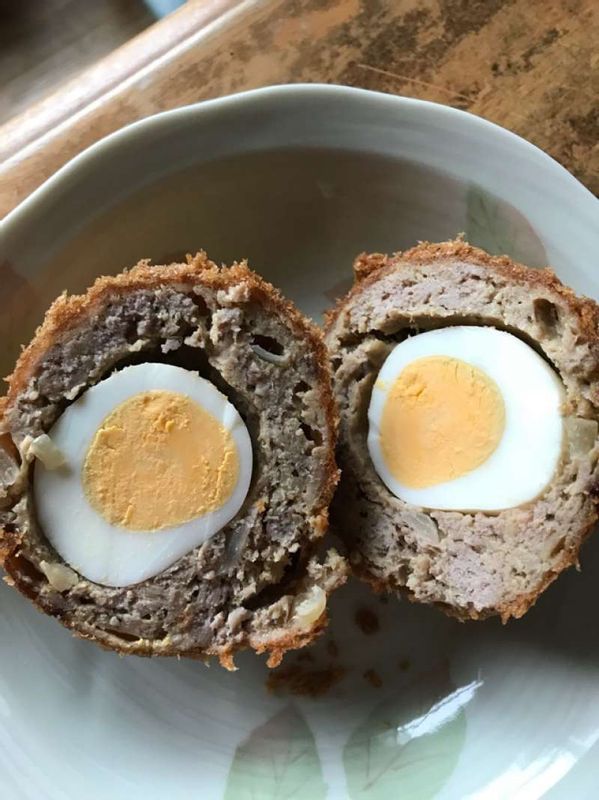 Tokyo Private Tour - scotch eggs - Nice !