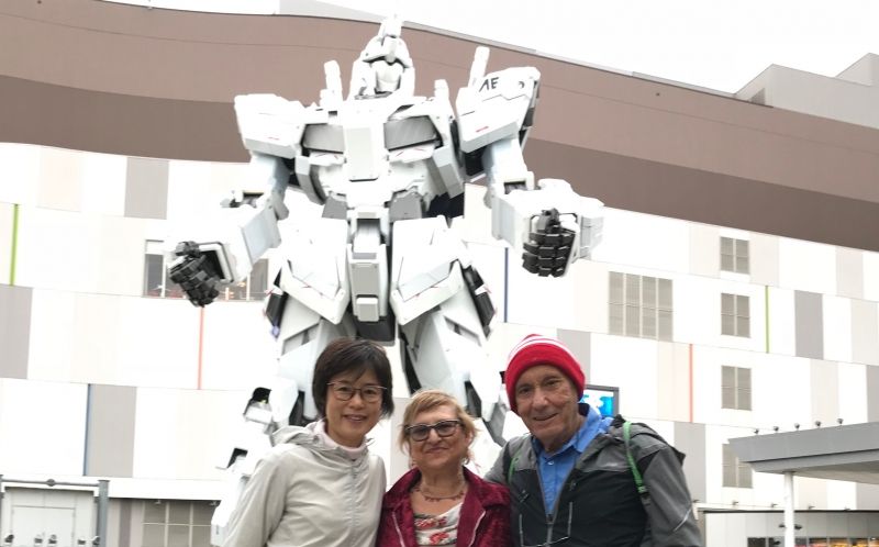 Tokyo Private Tour - Gundam, an anime robot character (#2)