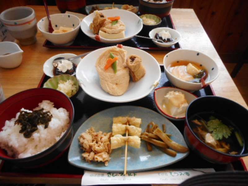 Nikko Private Tour - Yuba (Tofu skin) is one of the local specialities of Nikko