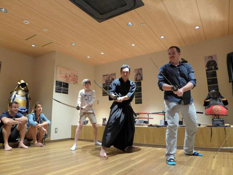 Tokyo Private Tour - You might try to learn how to use Japanese sword at the Samurai Museum.