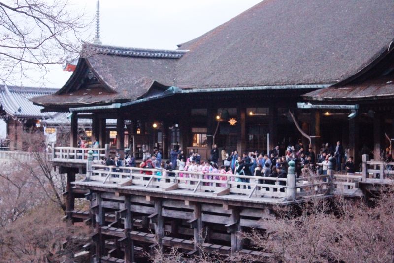 Kyoto Private Tour - Big wide wooden stage of Kiyomizu temple. Do not JUMP