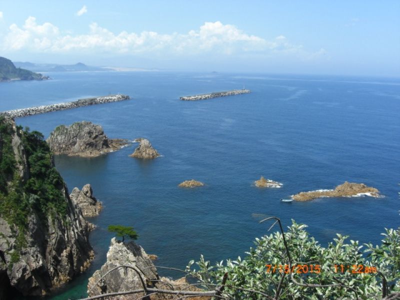 Tottori Private Tour - A view of Uradome coast.