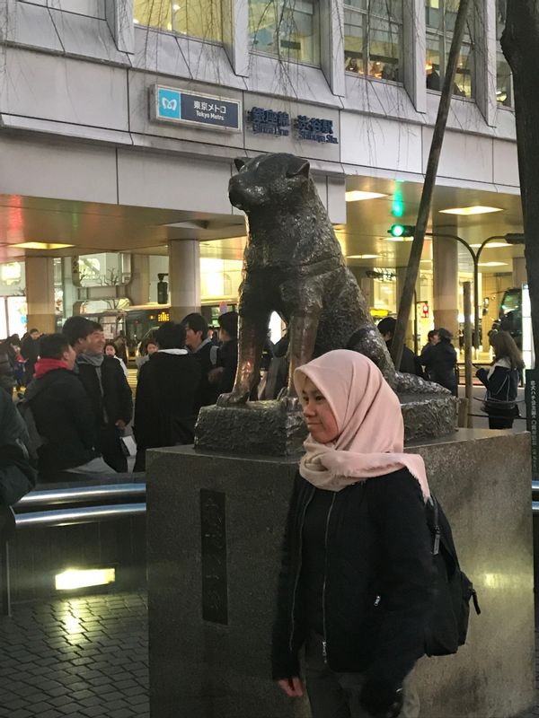 Tokyo Private Tour - Hachi-ko statue to memorialize one of Japan's most faithful dogs. (#6)