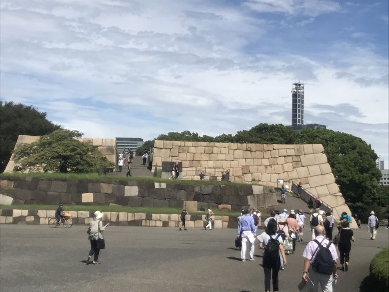 Tokyo Private Tour - Imperial Palace East Gardens : Stone Foundation of the Main Tower