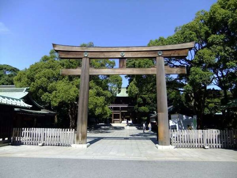 Tokyo Private Tour - Gate of Meiji Jingu (Meiji Shrine) that was founded in 1920, guarded by a forest of 170,000 trees, and is an urban oasis.