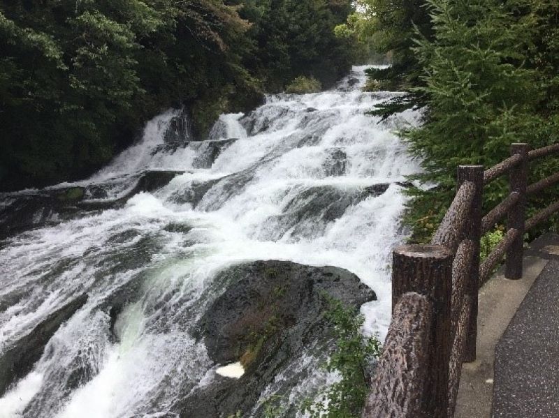 Nikko Private Tour - Ryuzu waterfall which flow into the waterfall basin