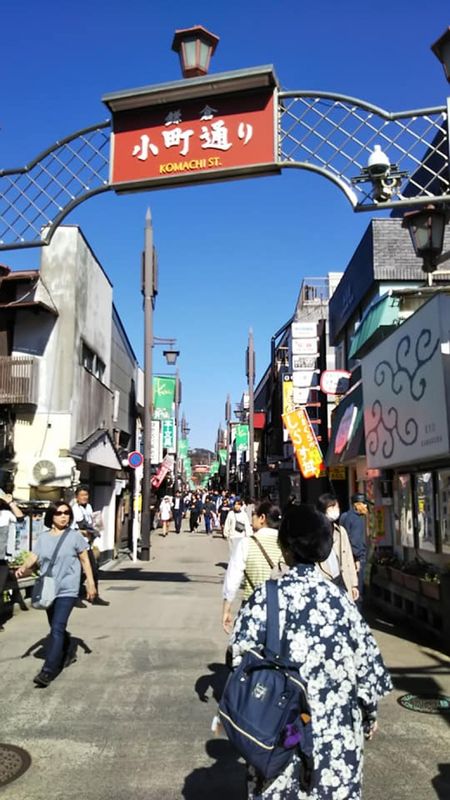 Kamakura Private Tour - Komachi-dori Street is a popular shopping and Eating place for both Young and senior people. You can find lovely souvenirs at the shops.
