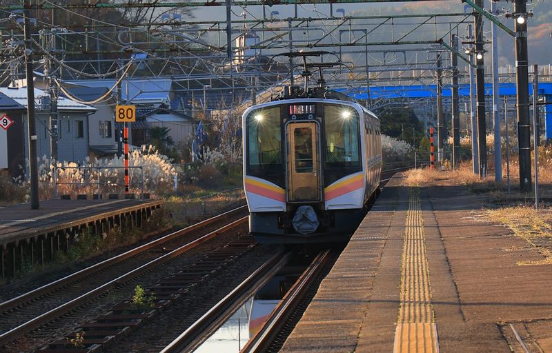 Niigata Private Tour - The breweries are located in the rural area within walking distance from small local JR stations. For local students and senior citizens, the train comes to the sations only once or twice an hour but is an important and indispensable mode of transportation.