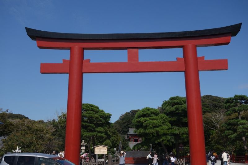 Kamakura Private Tour - Torii gate at Tsurugaoka Hachiman-gu