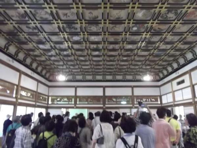 Fukui Private Tour - Ceiling pictures of "Sansyokaku" hall.