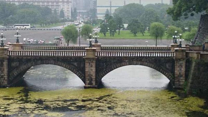 Tokyo Private Tour - The double deck bridge view from inside the castle