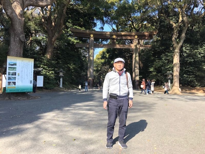 Tokyo Private Tour - Front Torii-gate at Meiji Jingu Shrine