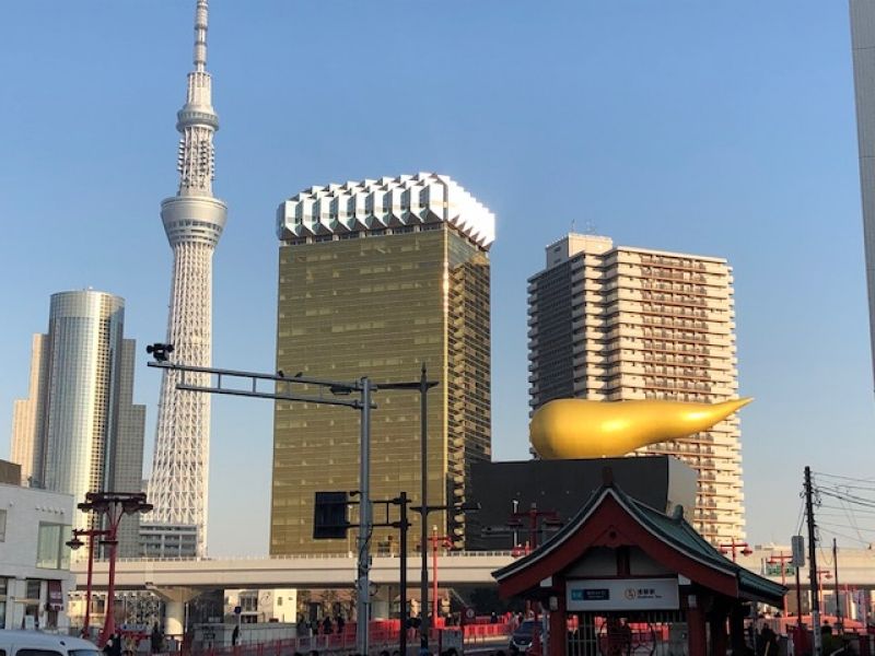 Tokyo Private Tour - View of Sumida Riverside in Asakusa